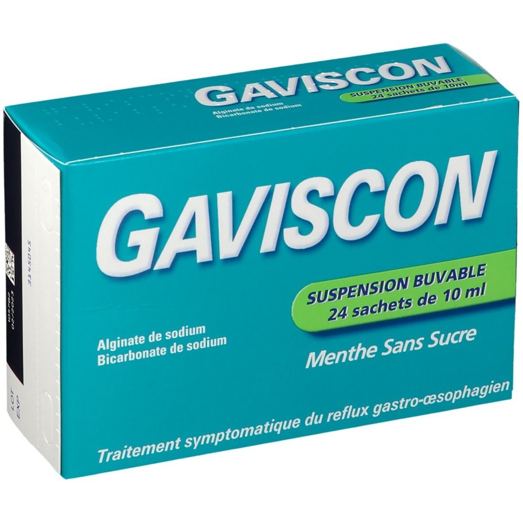 GAVISCON SUSP BUV SACH 10ML BT/24