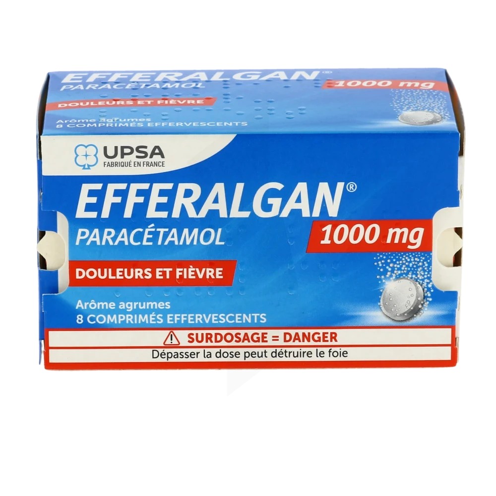 EFFERALGAN 1000MG CPR EFF 8