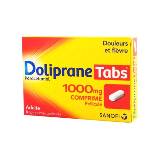 [3582910034025] DOLIPRANE 1000MG B/8 CPR